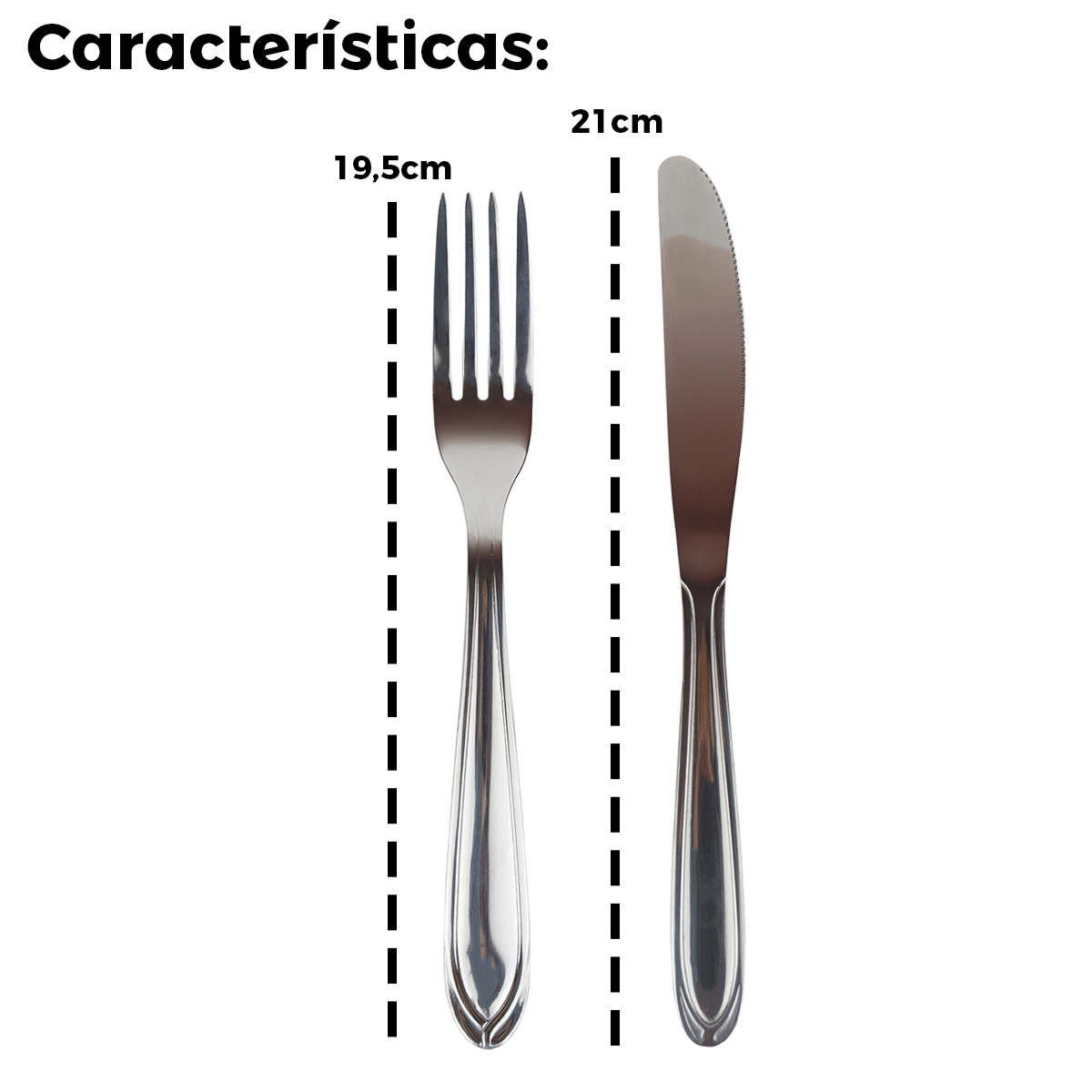 Kit De Pe As Talheres Garfos Facas Conjunto De Mesa Em A O Inox