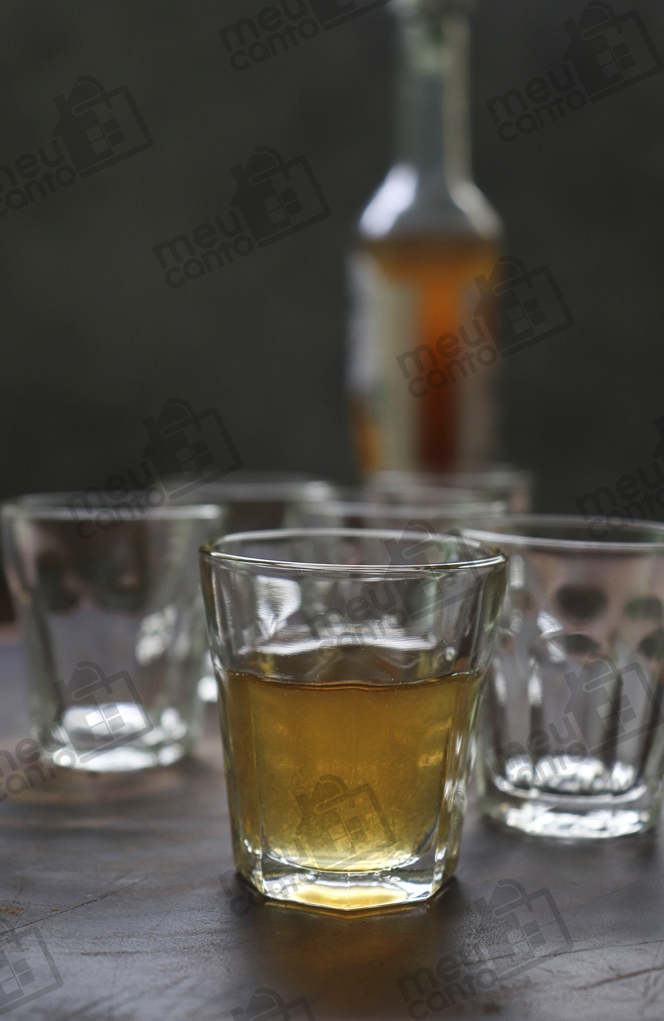 Jogo da Velha Virar Drink Shot Tequila Cachaça Com Copo Vidro Dose