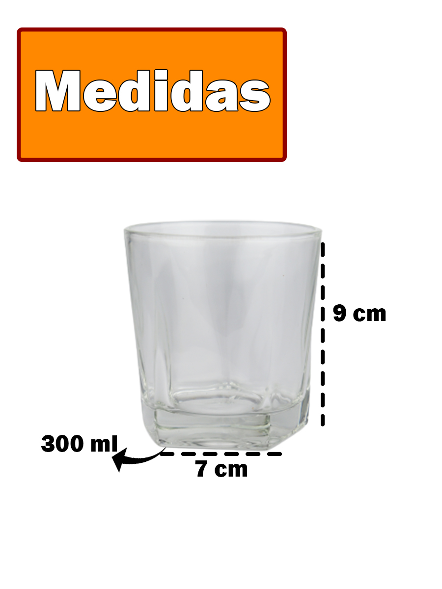 Copos De Whisky Caipirinha 6 Unidades Vidro Luxo Elegante 280mL Copo Para  Uisque Bebidas Drinks Sucos - Meu Canto Shop