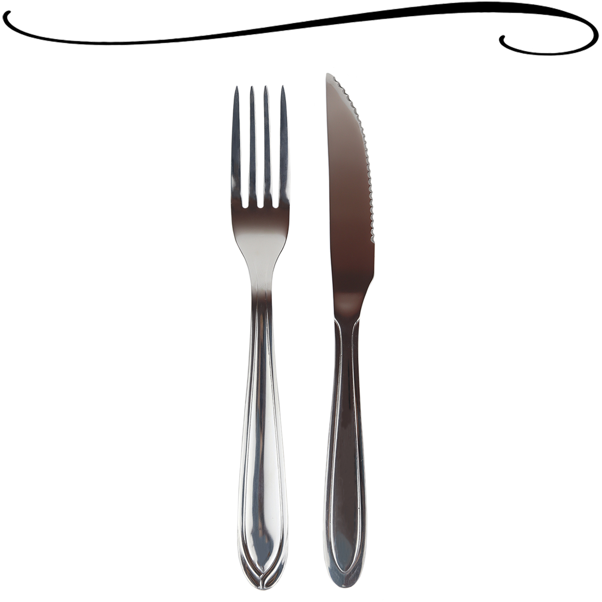 Kit De 36 Peças Talheres Garfos Facas Colheres Conjunto De Mesa Em Aço Inox  Jantar Buffet Grande Faqueiro - Meu Canto Shop