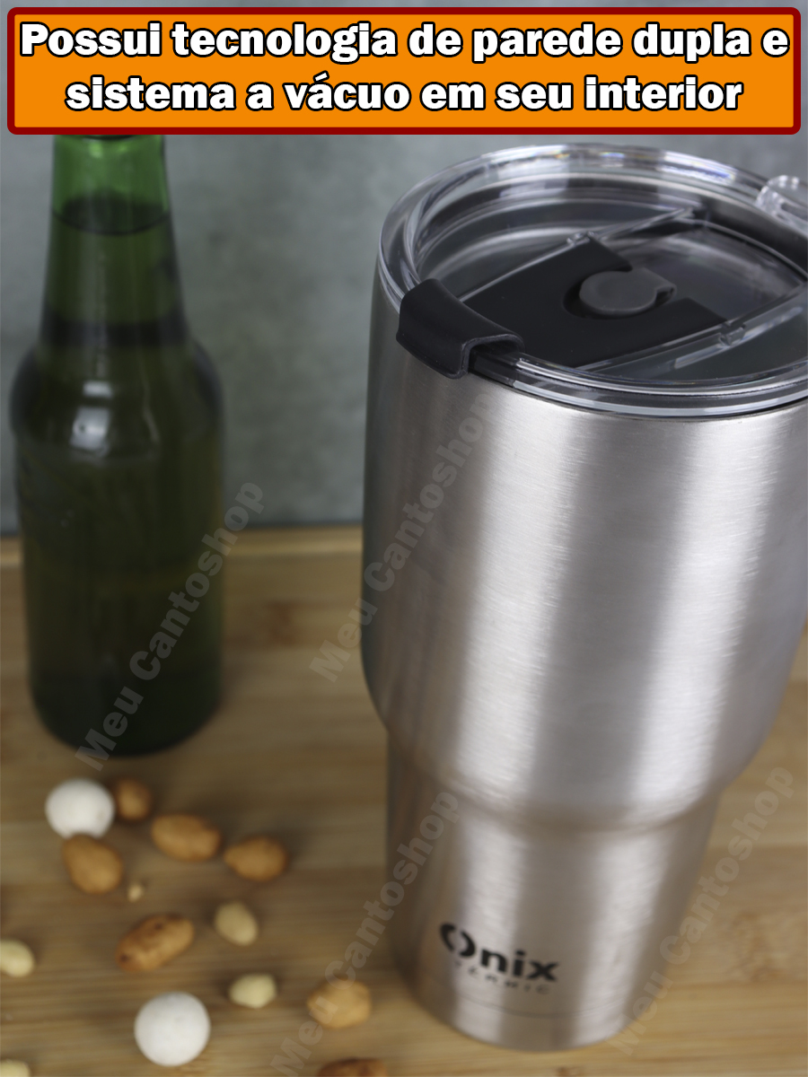 Copo Térmico Aço Inox Vácuo Caneca Café Garrafa 400ml Chá Cor: em Promoção  é no Buscapé