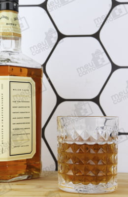 Copos De Whisky Caipirinha 6 Unidades Vidro Luxo Elegante 280mL Copo Para Uisque Bebidas Drinks Sucos