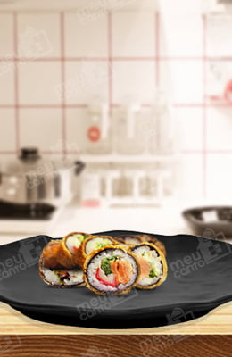 Prato Redondo Melamina Nihon Alimentos Comida Japonesa Sushi Altamente Resistente