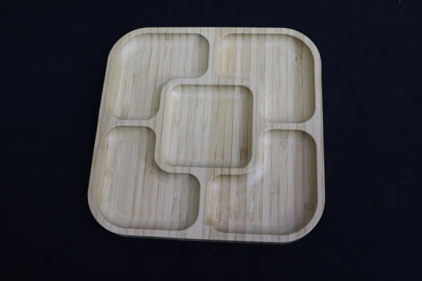 Petisqueira de bambu madeira gamela petiscos frios queijos churrasco full26822