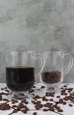 Jogo de 6 Taças Para Capuccino Xicarás De Vidro Cafés Nespresso Dolce Gusto 310ml