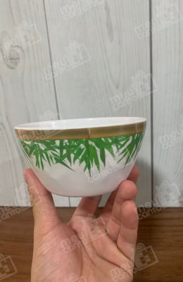 Cumbuca Tigela Bowl de Melamina Bambu Para Alimentos Em Gerais Saladas Sopas Sobremesas Poke 400ml 11cm