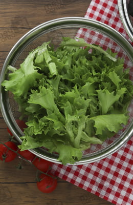 Escorredor Aço Inox Multiuso para Alimentos Legumes Verduras Saladas Macarrão