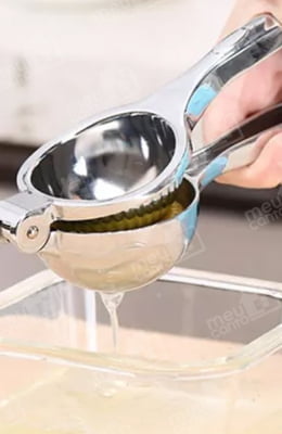 Espremedor De Limão Laranja Manual Em Metal Aço Inoxidável Premium Profissional Utensílio de Cozinha