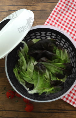 Seca Saladas Elite Giratório Manual Utensílio Cozinha Folhas Legumes Frutas Reservatório Transparente 3,5L