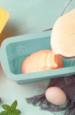 Kit 2 Formas de Silicone Assadeira Multiuso Para Bolo Pães Tortas Sobremesas Flexível Higiênica Utensílio Culinário