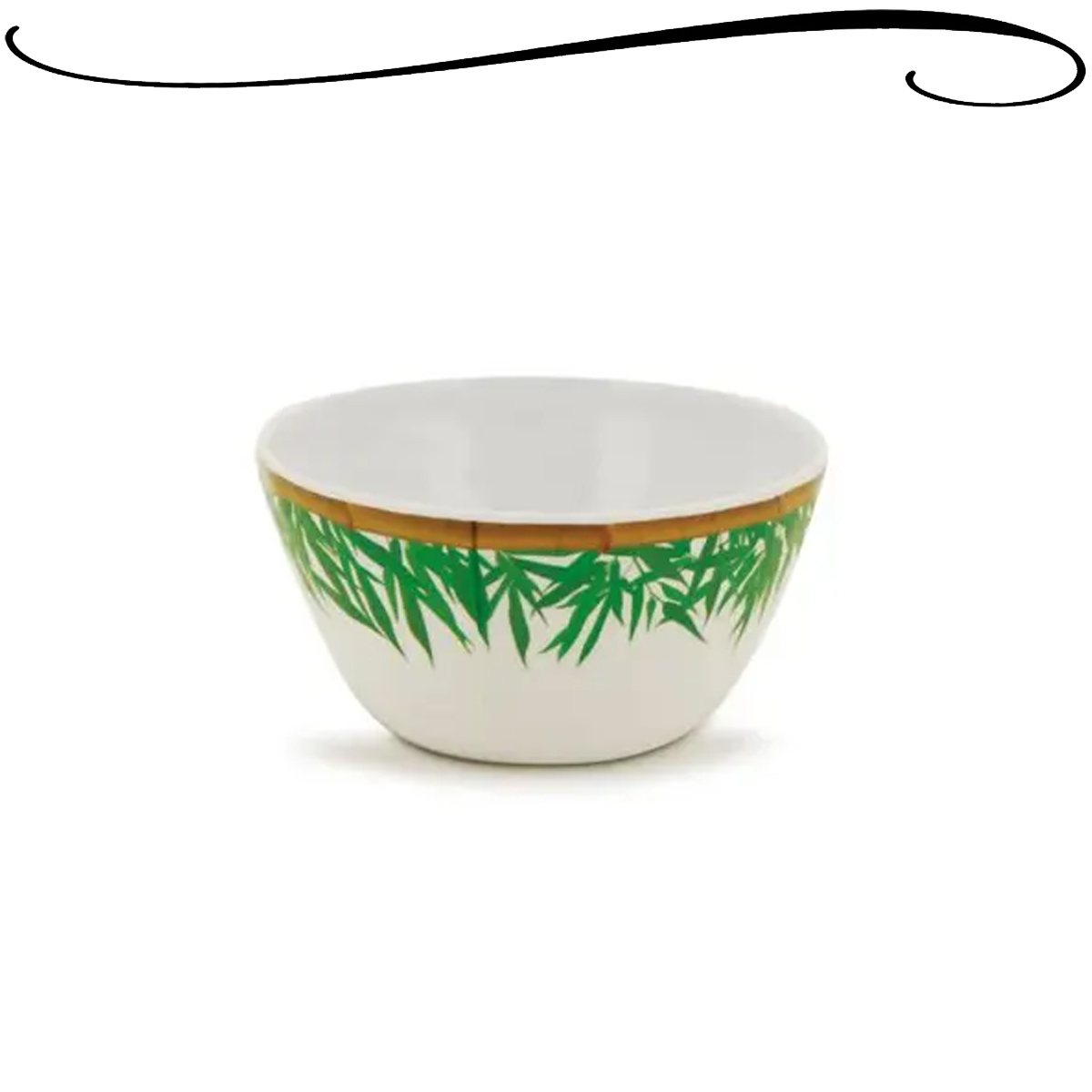 Cumbuca Tigela Bowl de Melamina Bambu Para Alimentos Em Gerais Saladas Sopas Sobremesas Poke 400ml 11cm