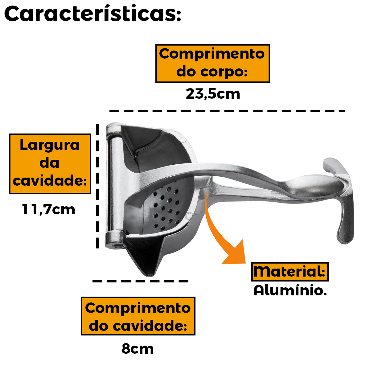 Espremedor elétrico de laranja - prata - alimentação manual - incl