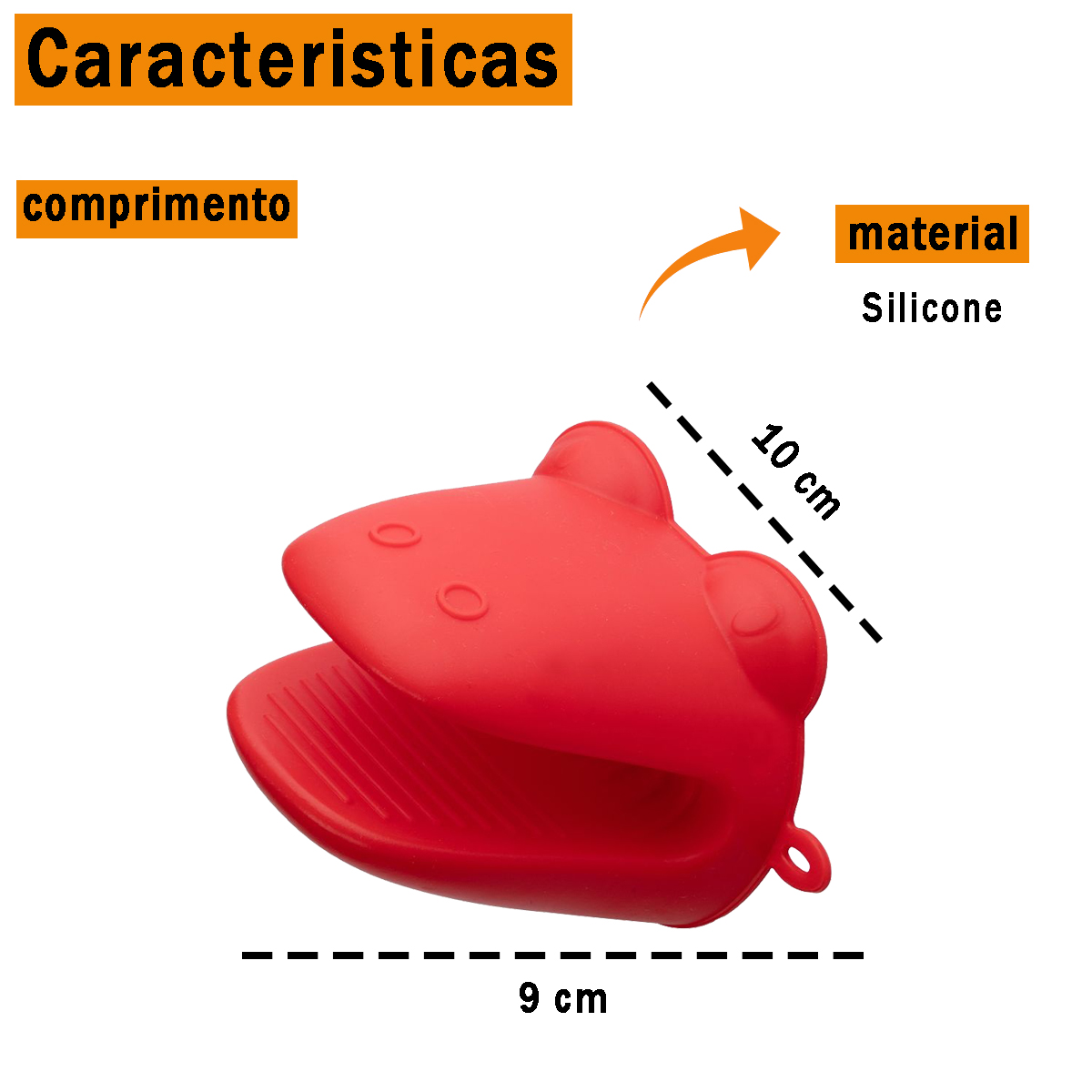 Kit Luva Térmica E Descanso De Panela Estampado Unicórnio - Belle